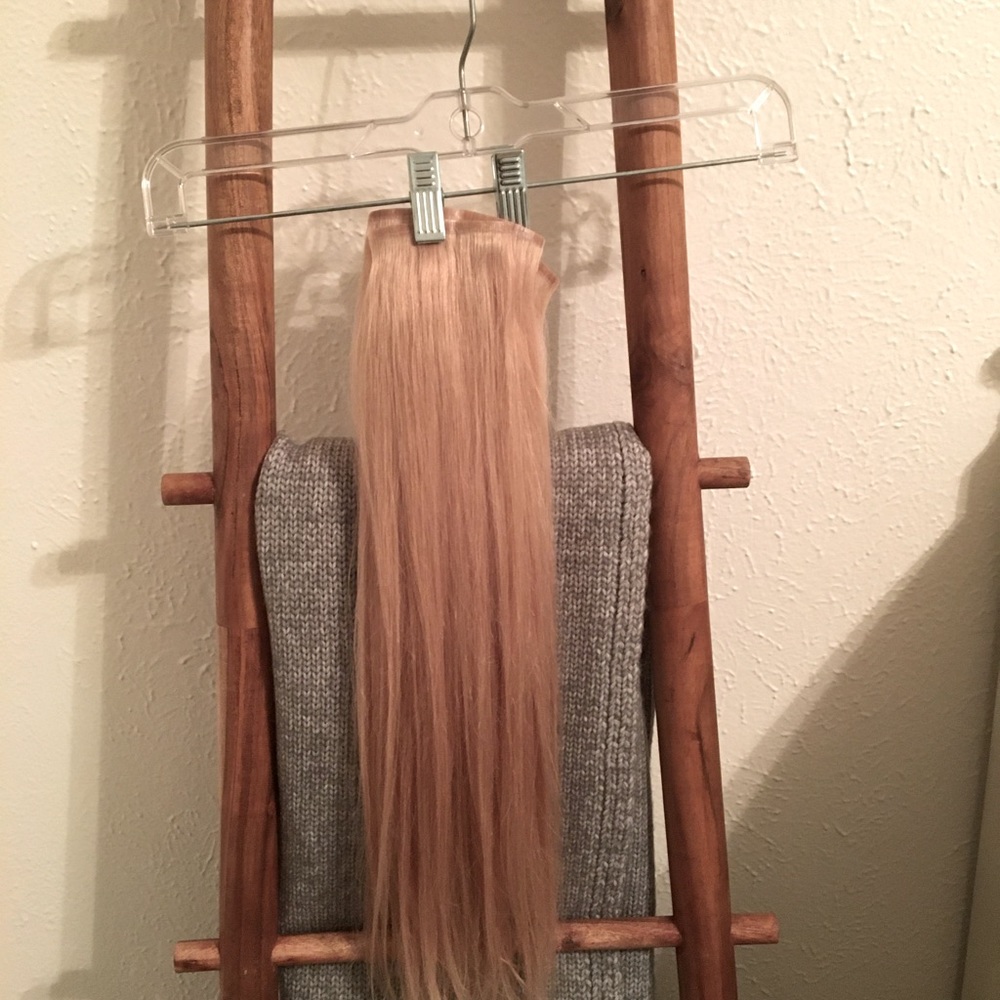 Barely Xtensions Clip in Blonde Frost Remy Hair